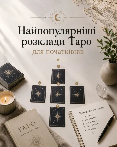 Найпопулярніші розклади Таро для початківців