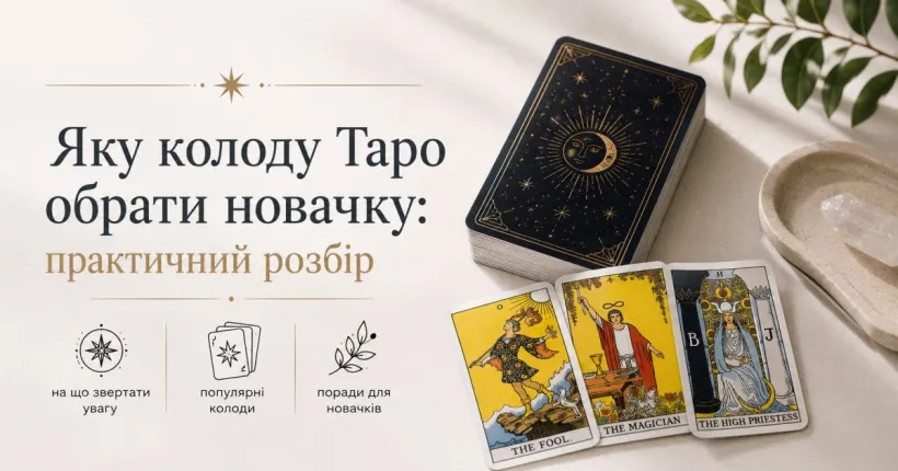 Яку колоду Таро обрати новачку: практичний розбір