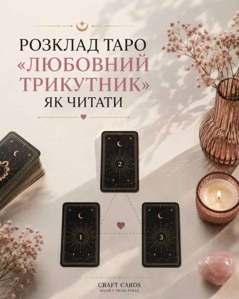 Розклад Таро «Любовний трикутник»: як читати
