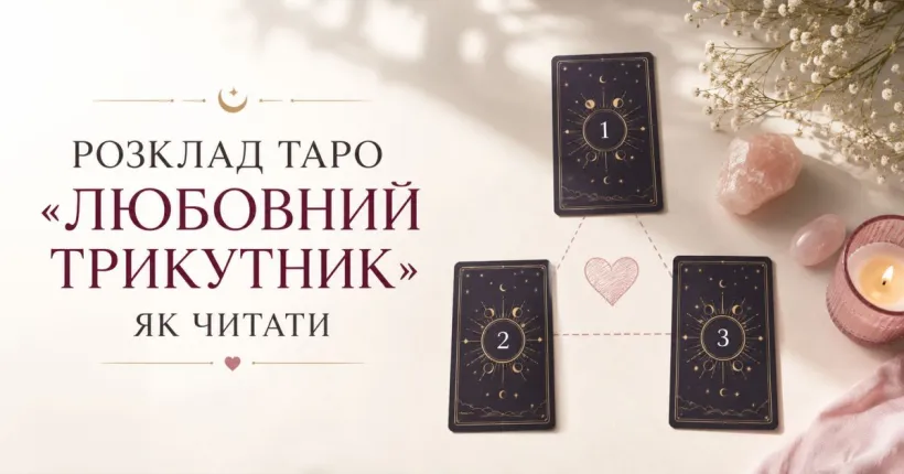 Розклад Таро «Любовний трикутник»: як читати
