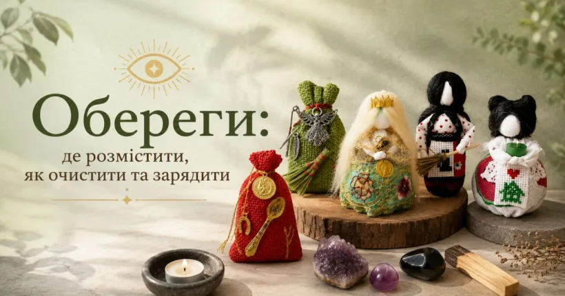 Обереги: де розмістити, як очистити та зарядити