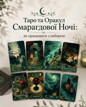 Таро та Оракул Смарагдової Ночі: як працювати з набором