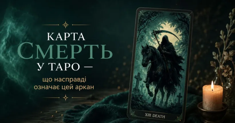 Карта Смерть у Таро: що насправді означає цей аркан