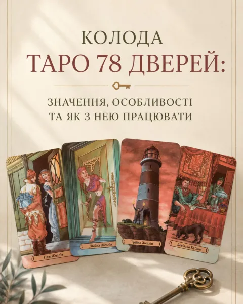 Таро 78 Дверей: значення та як з нею працювати