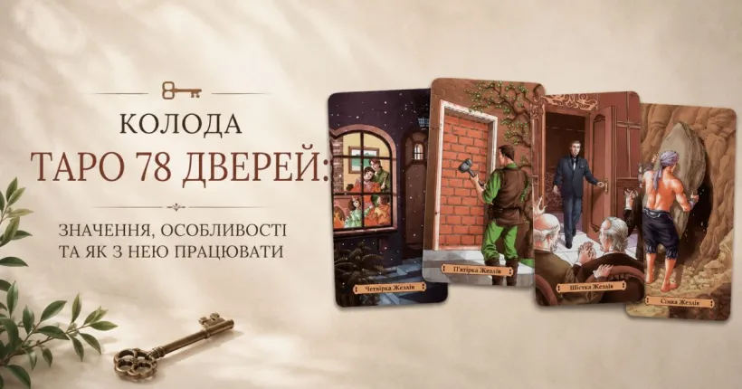 Таро 78 Дверей: значення та як з нею працювати