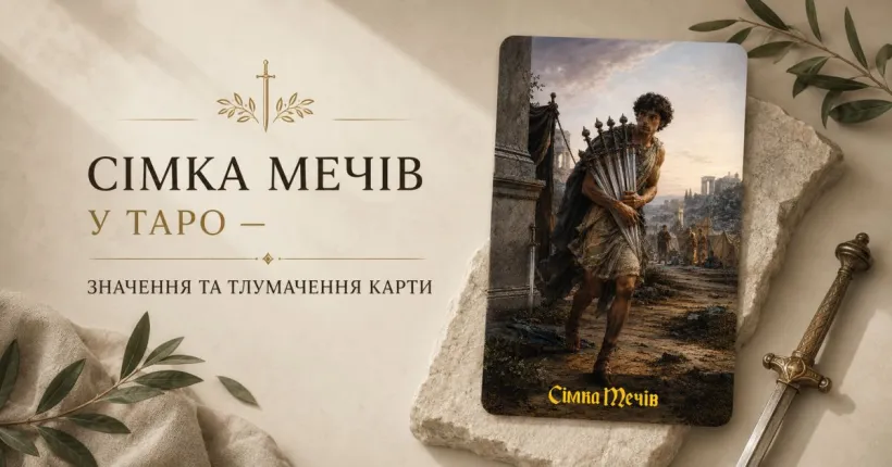 Сімка мечів у Таро: значення карти