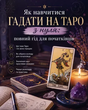 Як навчитися гадати на Таро з нуля: повний гід для початківців