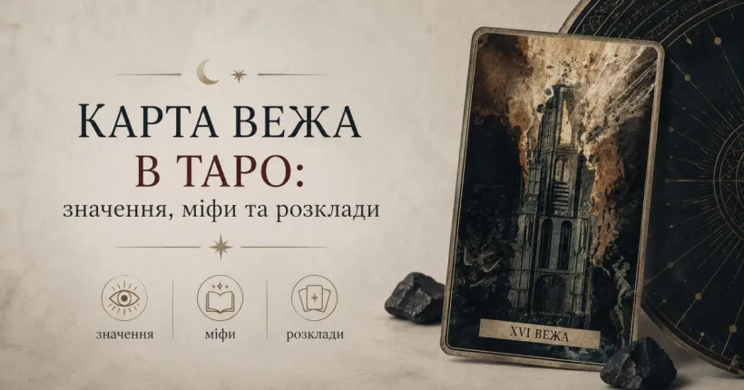 Карта Вежа в Таро: значення, міфи та розклади