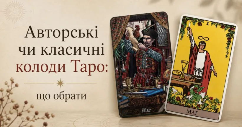 Авторські чи класичні колоди Таро: що обрати