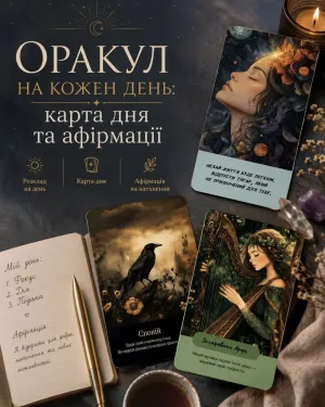 Оракул: розклад на день, карта дня та афірмації для щоденної практики