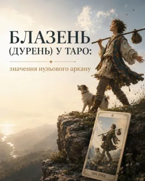 Блазень (Дурень) у Таро: значення нульового аркану