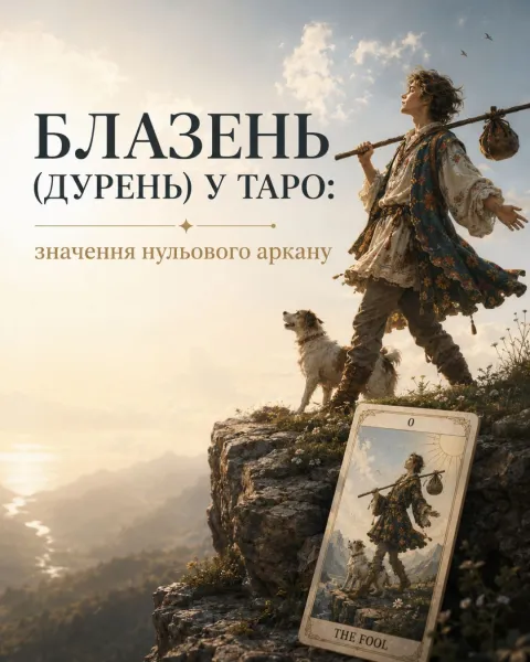 Блазень (Дурень) у Таро: значення нульового аркану