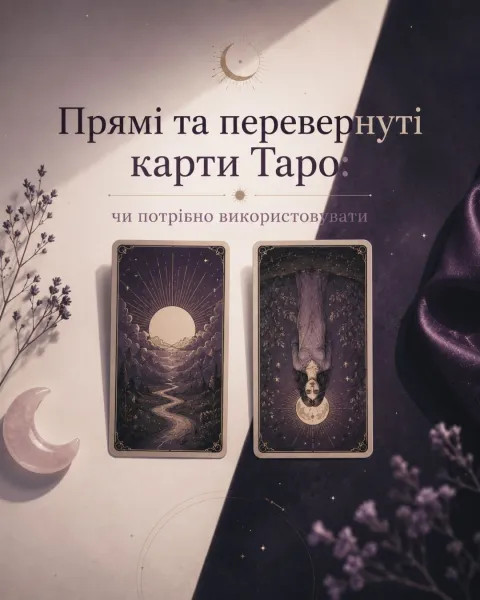 Прямі та перевернуті карти Таро: чи потрібно використовувати