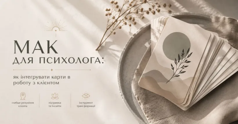МАК для психолога: як інтегрувати карти в роботу з клієнтом