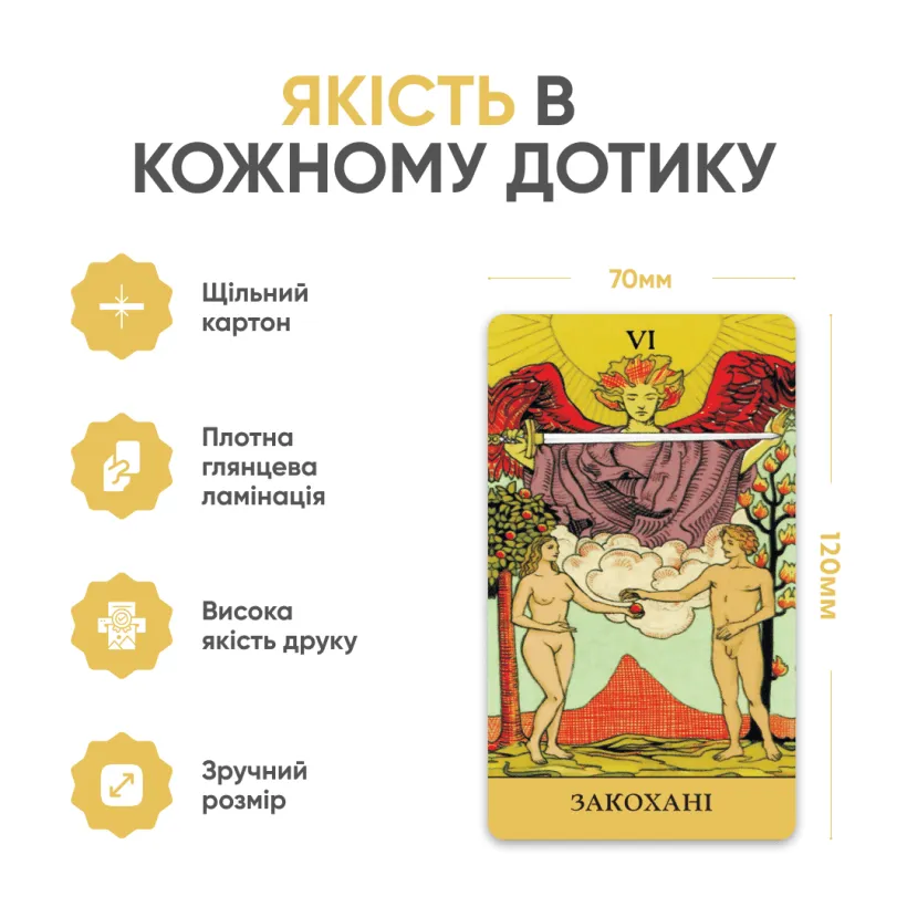 Таро Наслідків — приклад карт із колоди