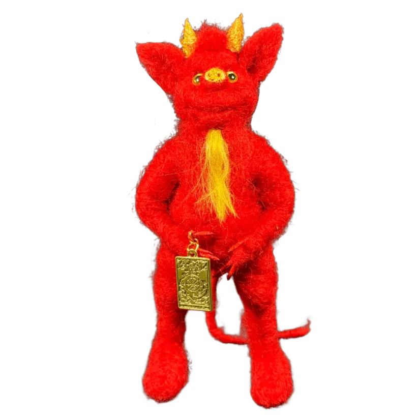 Фартовий Чортик червоний — вигляд збоку
