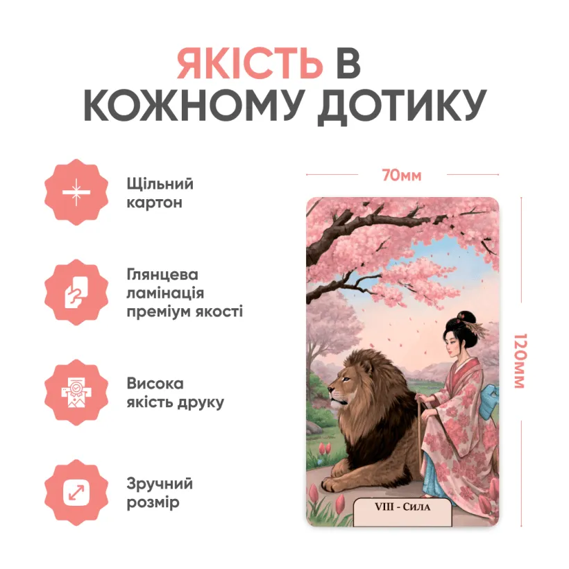 Сакура Таро — коробка та карти колоди