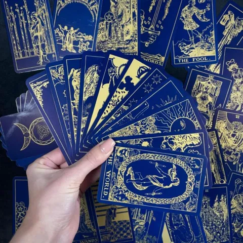 Таро Райдера Уейта «Синьо-золоті»