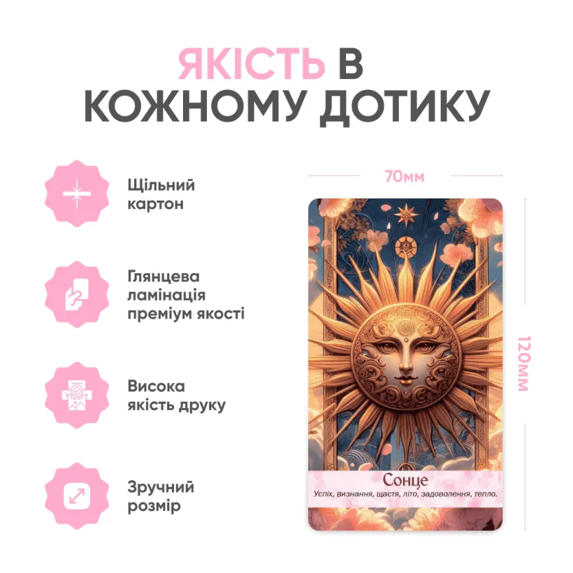 Оракул Сакура Ленорман — картонна коробка та колода