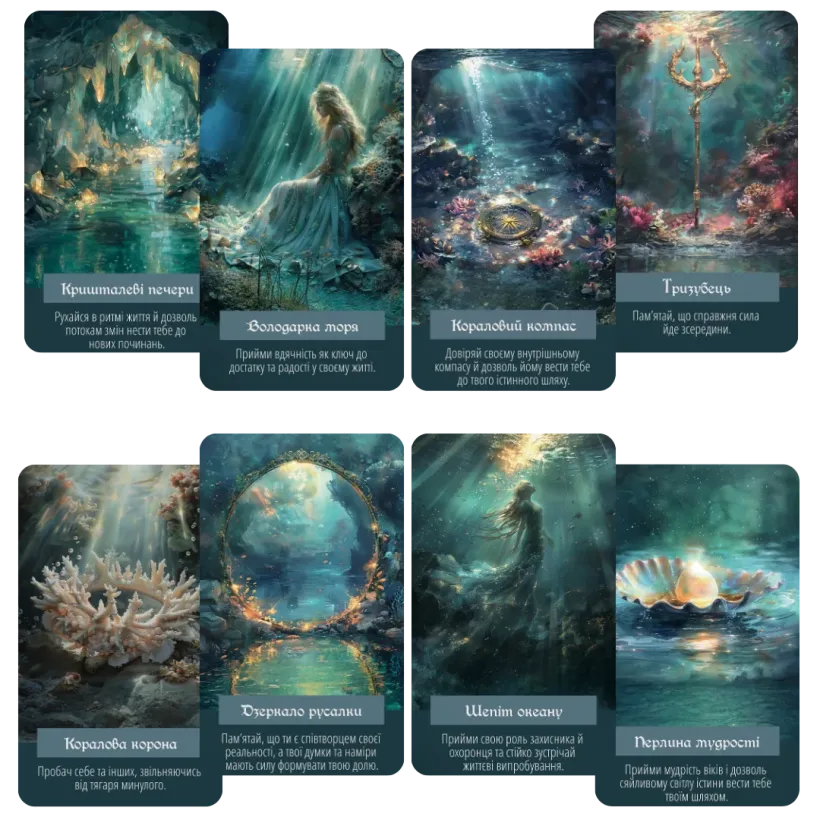 Оракул Зов Океана — главное фото колоды, 45 карт производства Craft Cards
